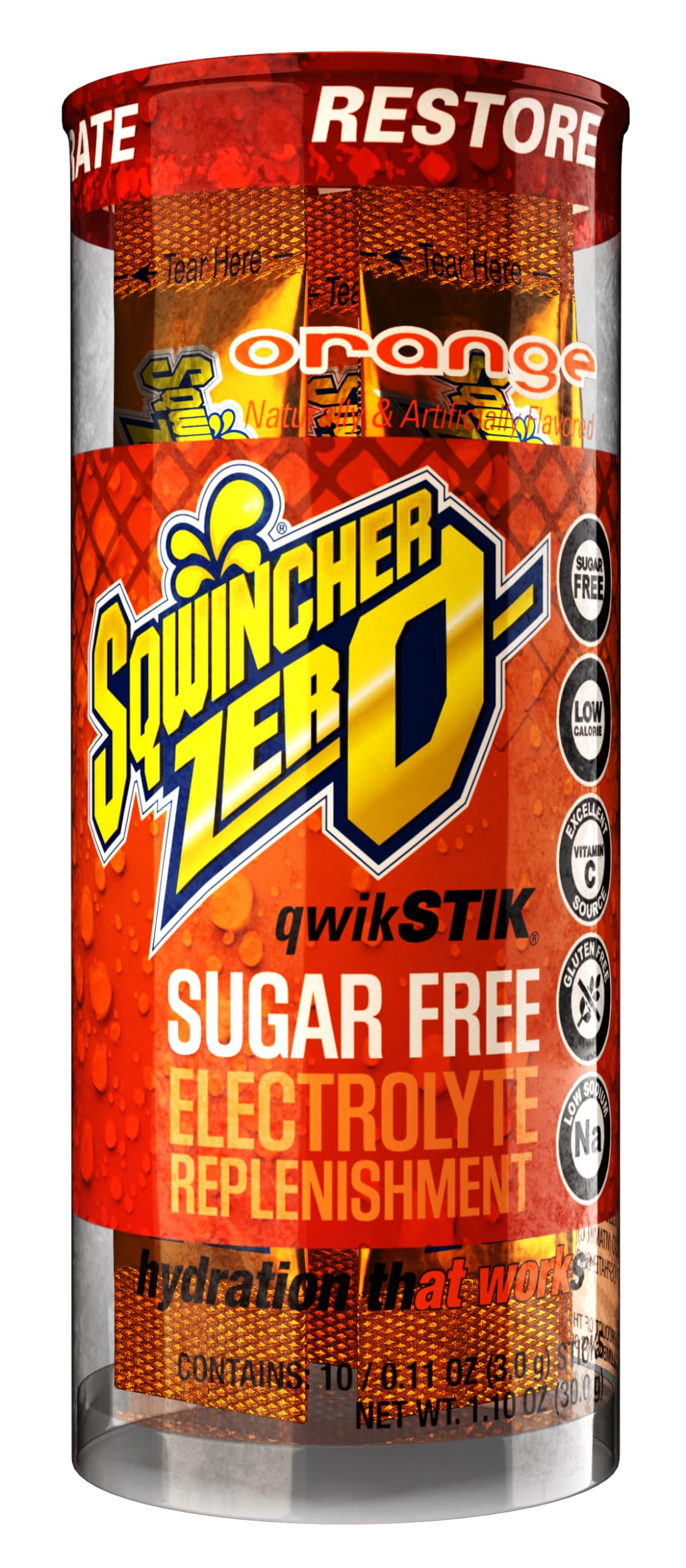 Sqwincher Zero Qwik Stik on-the-go packets boost workouts