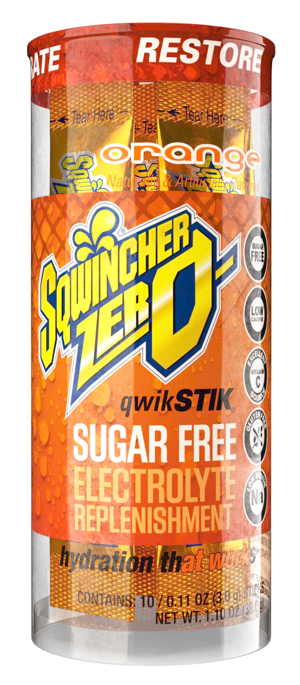 Sqwincher Zero Qwik Stik on-the-go packets boost workouts