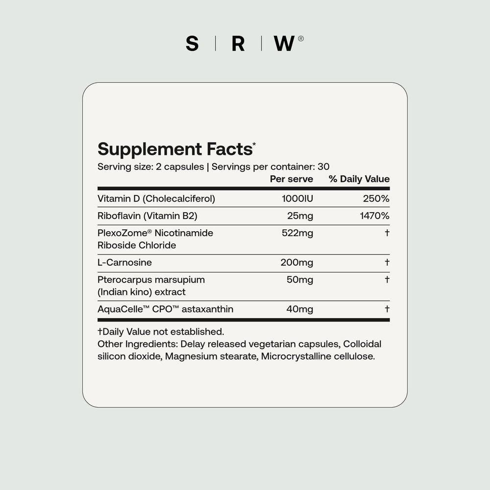 SRW Cel² NR Nourishment packaging box on display