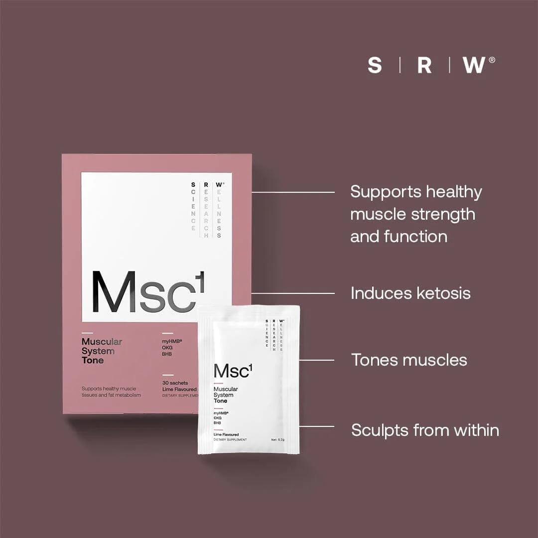 SRW MSC1 Tone sachets arranged for convenient portion control.