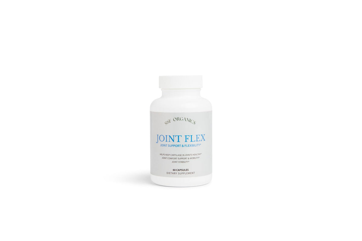 SSF Organics Comfrey Salve bottle showing natural skin support after activity
