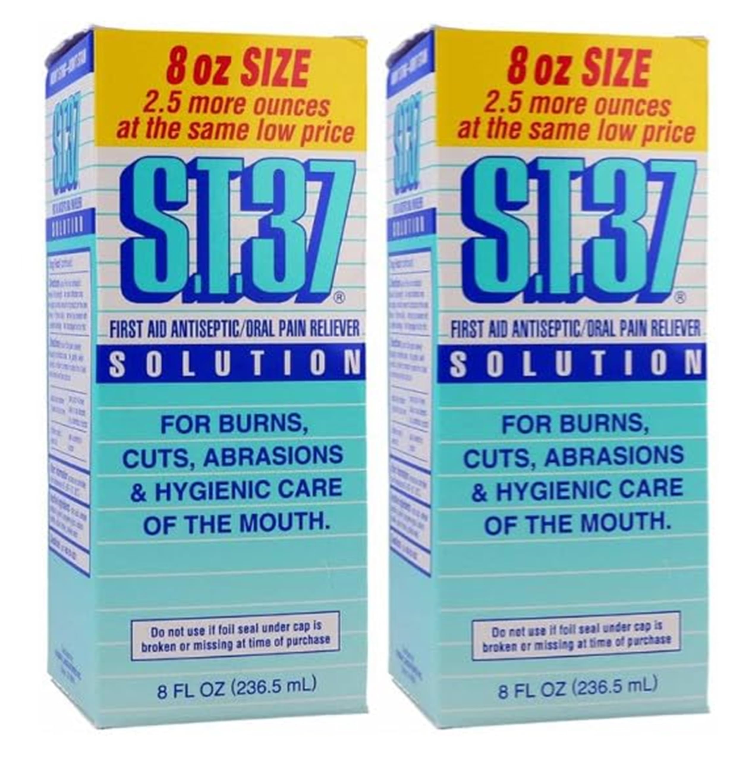 ST.37 Solution bottle pour demonstrating easy external application