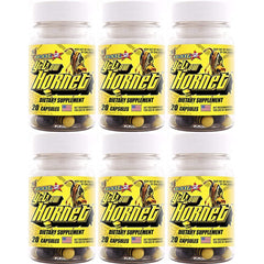 STACKER 2 Yellow Hornet bottle front highlighting energy-boosting herbal blend.