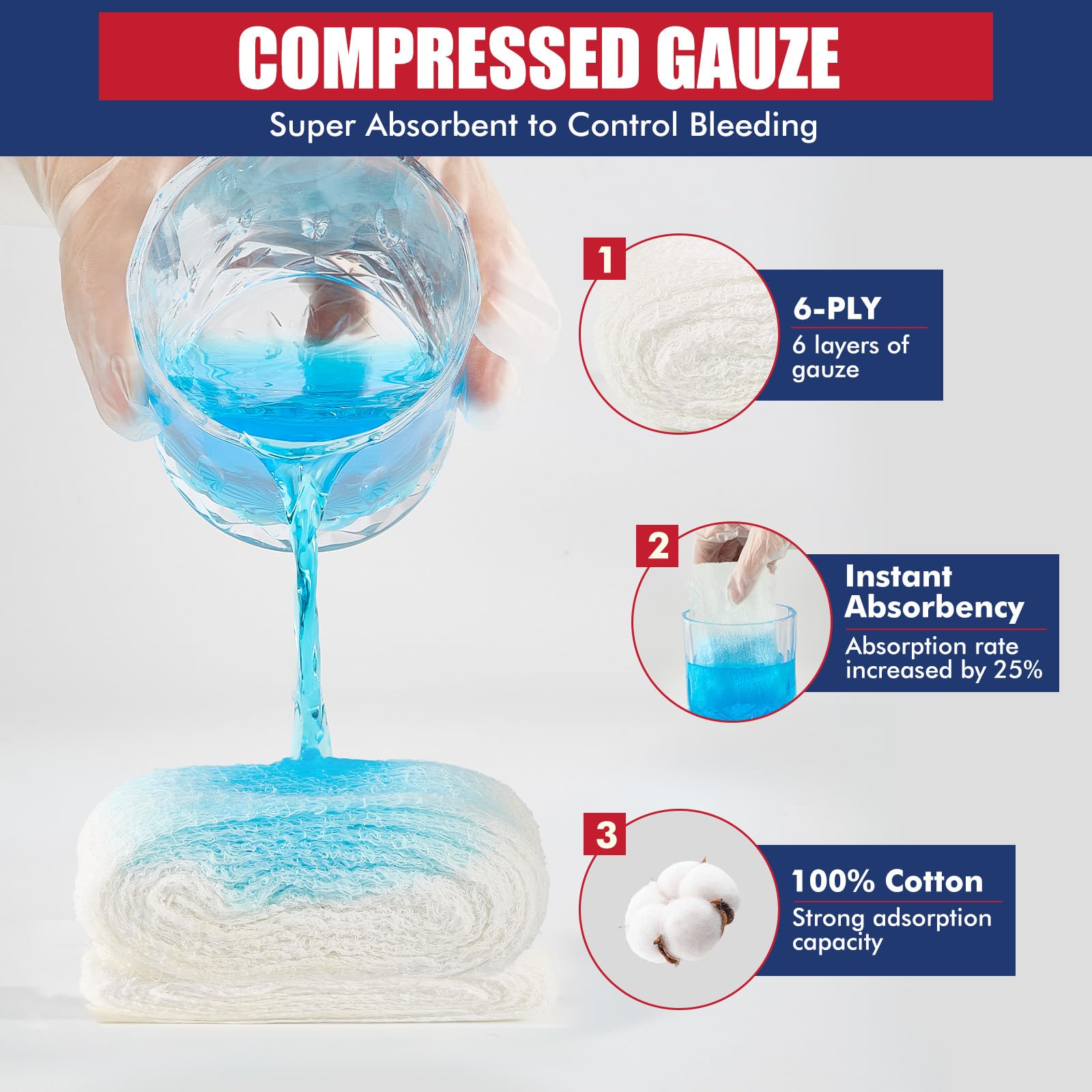 Stamen easy-apply gauze streamlines dressing changes under pressure.