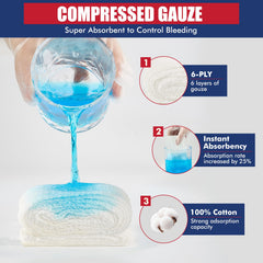 Stamen easy-apply gauze streamlines dressing changes under pressure.