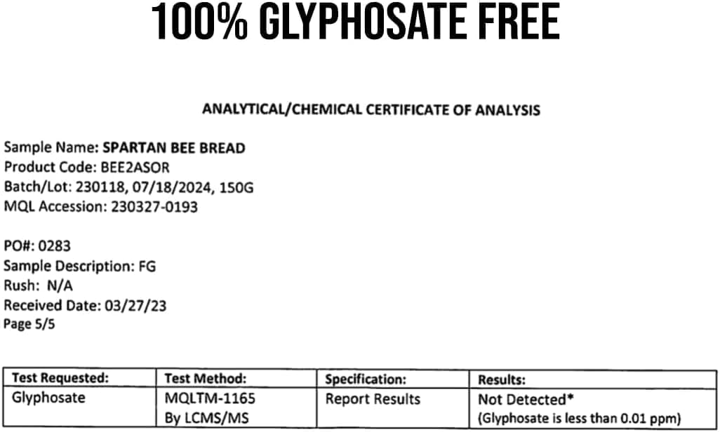 The Stampede Spartan Bee Bread Chewables in use during travel.