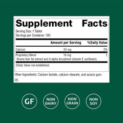 Standard Process Antronex tablets close-up highlighting daily liver wellness