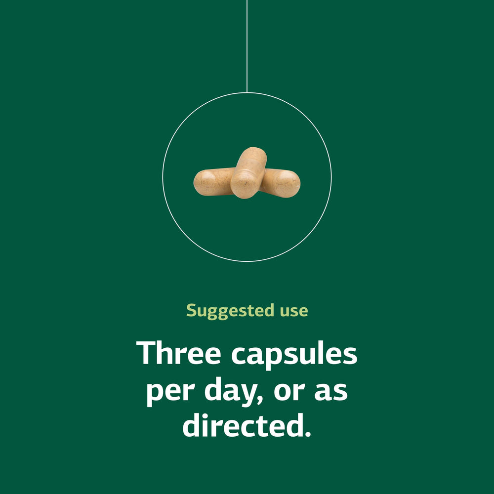 Nutrition facts panel of B Vitality bottle illustrates broad B vitamin complex.