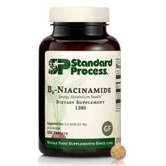 Standard Process B6-Niacinamide energy bottle for daily metabolism support and nervous system wellness