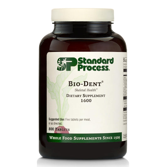 Standard Process Bio-Dent bottle front for skeletal health support