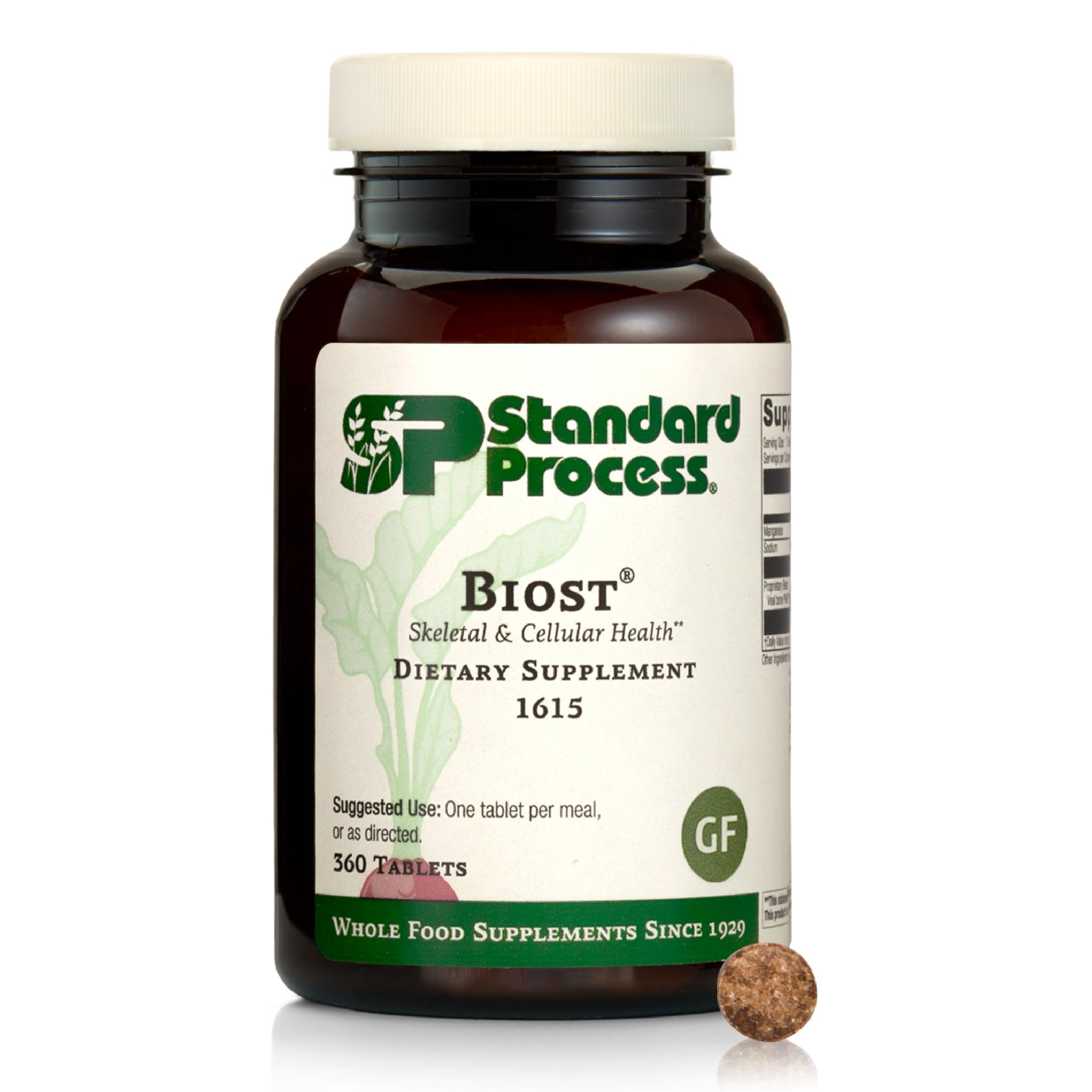 Standard Process Biost bottle ready for daily skeletal and cellular wellness routines