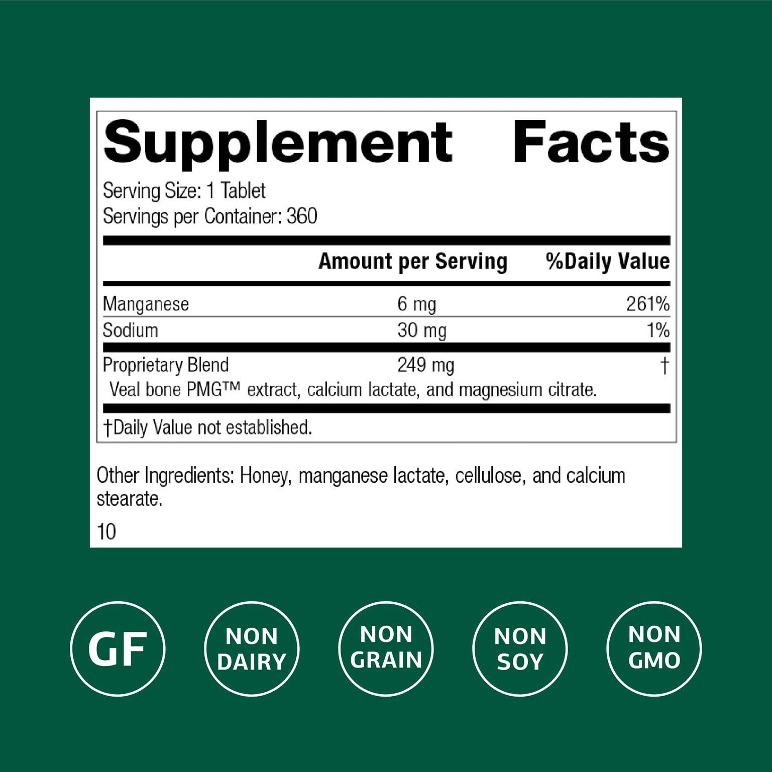 Close-up of Biost tablets showing compact daily-use format