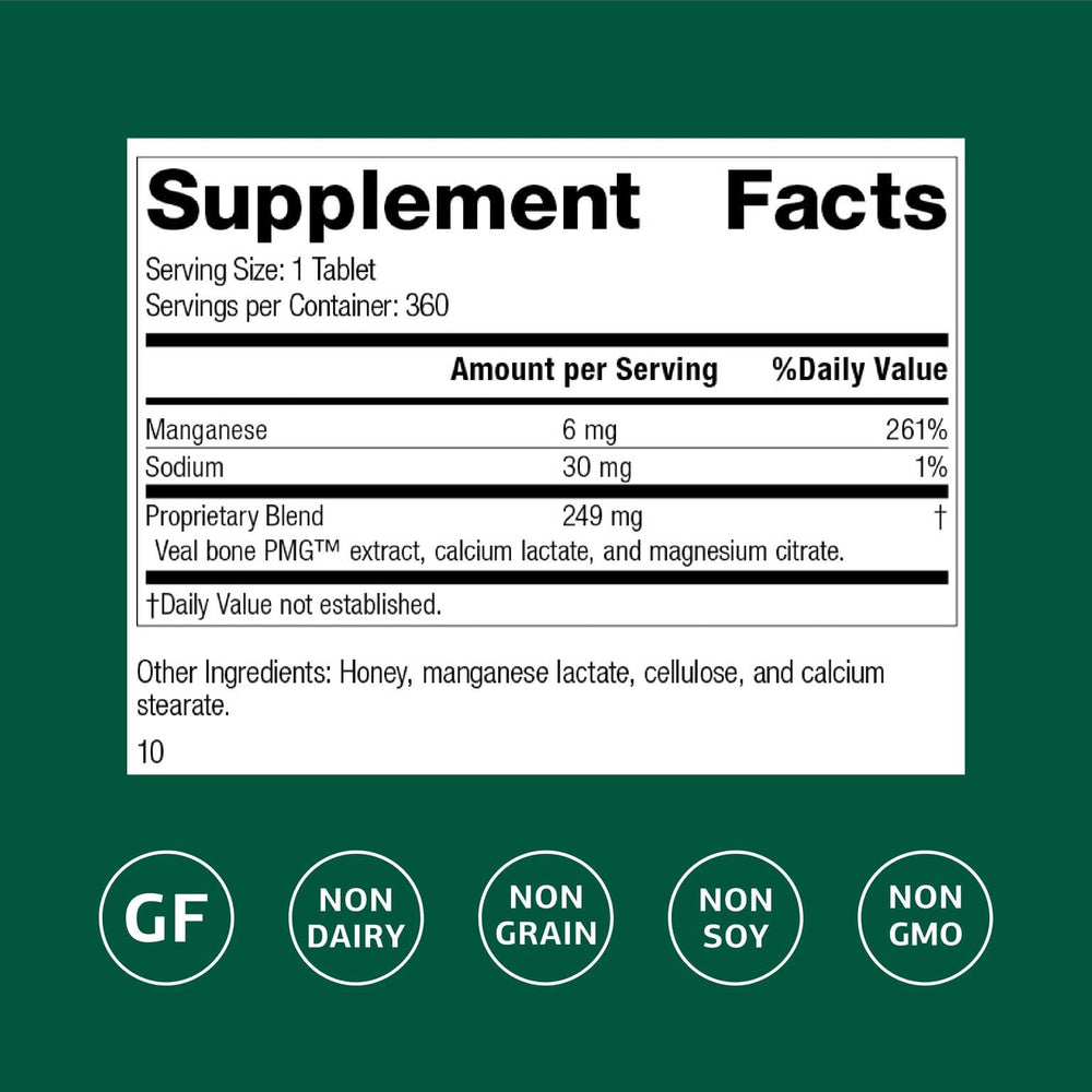 Close-up of Biost tablets showing compact daily-use format