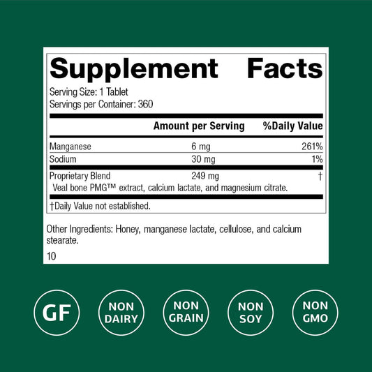 Close-up of Biost tablets showing compact daily-use format