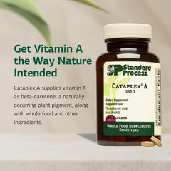 Standard Process Cataplex A bottle front view for easy daily use.