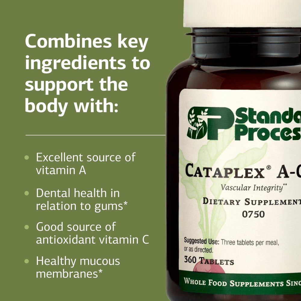 Non-dairy and non-soy Cataplex A-C-P formulation supports diverse dietary needs.