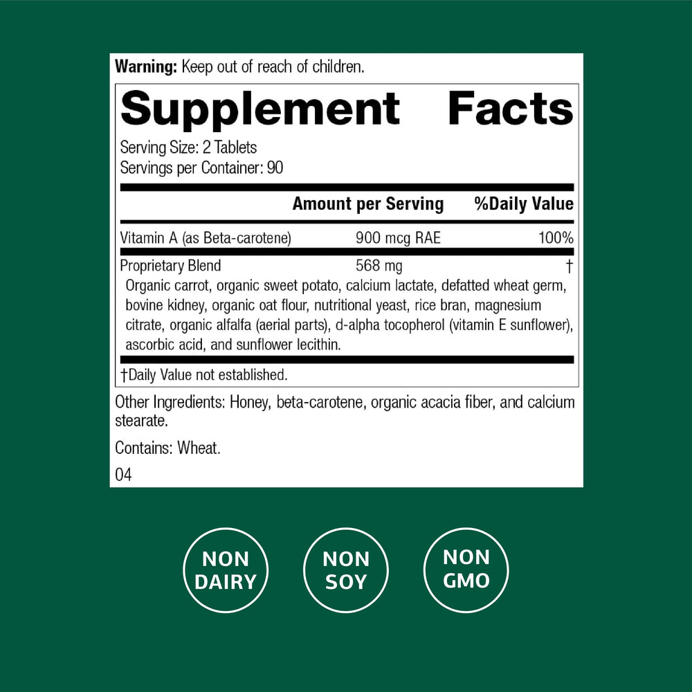 Standard Process Cataplex A tablets close-up showing texture for daily use.