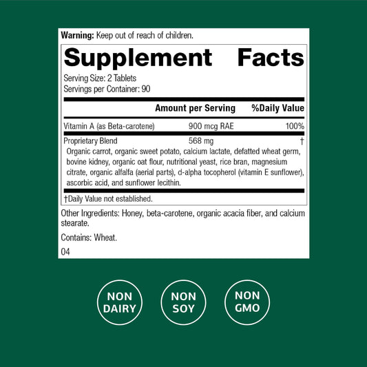 Standard Process Cataplex A tablets close-up showing texture for daily use.