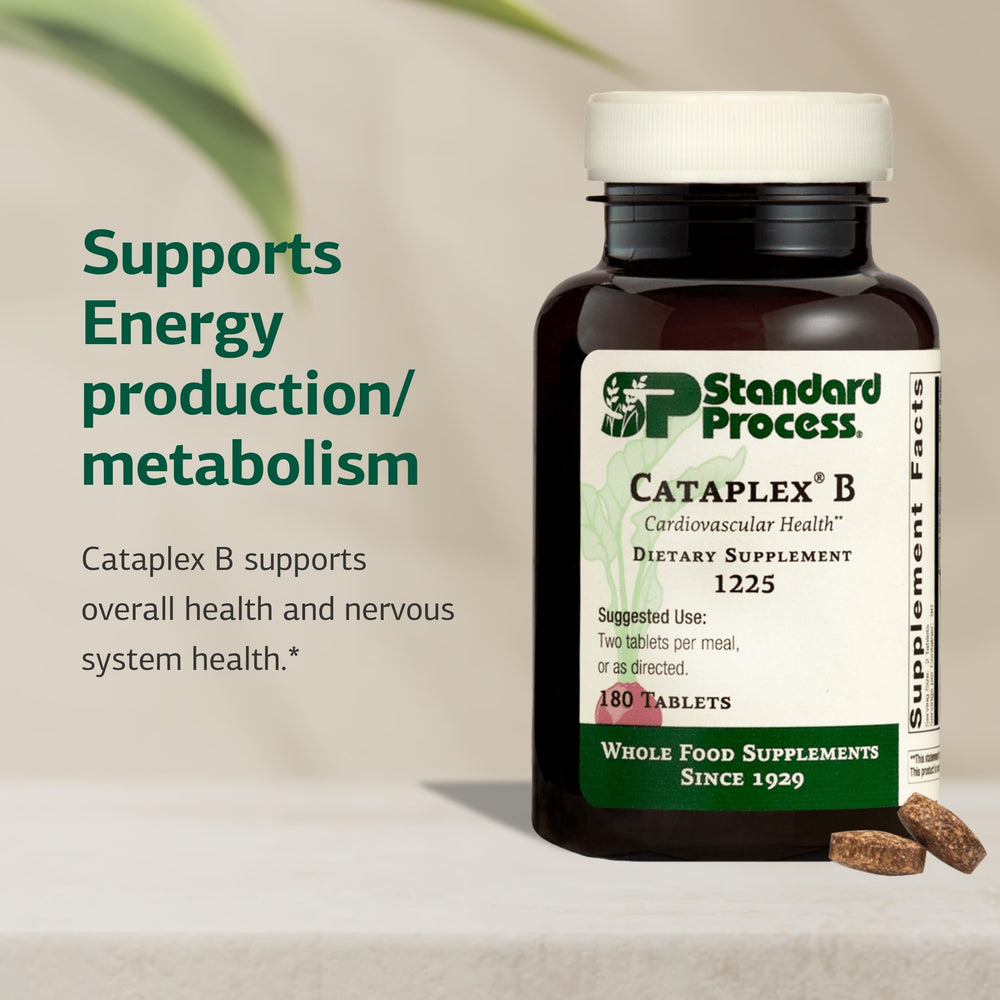 Cataplex B packaging highlights non-dairy and non-soy formula.