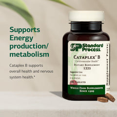 Cataplex B packaging highlights non-dairy and non-soy formula.