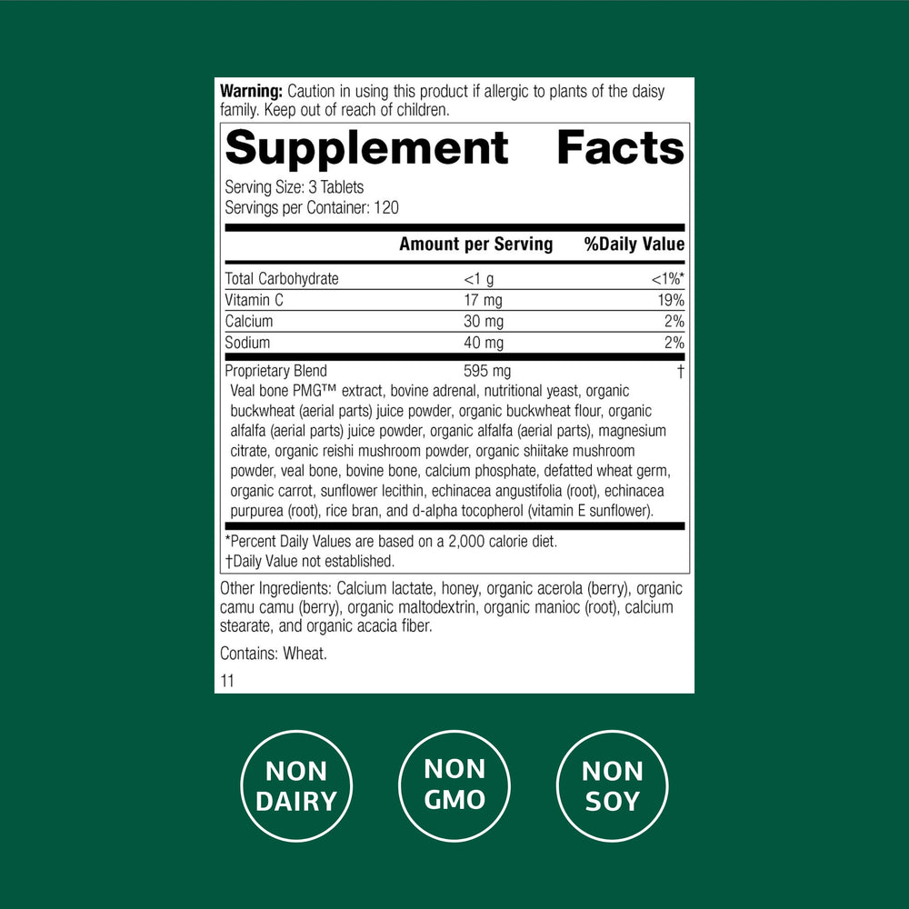 Standard Process Cataplex C tablets closeup emphasizing antioxidant vitamin C benefits for skin and vessels.