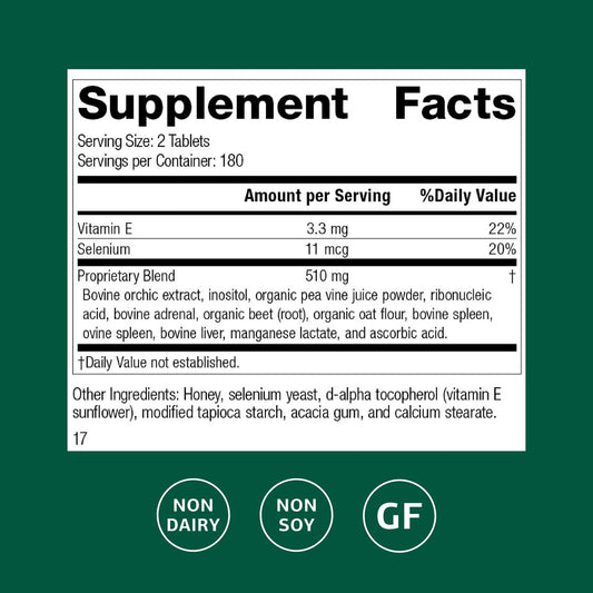 Cataplex E capsules close-up for daily endocrine wellness