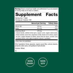 Cataplex F tablets close-up highlighting vitamin B6 and iodine benefits