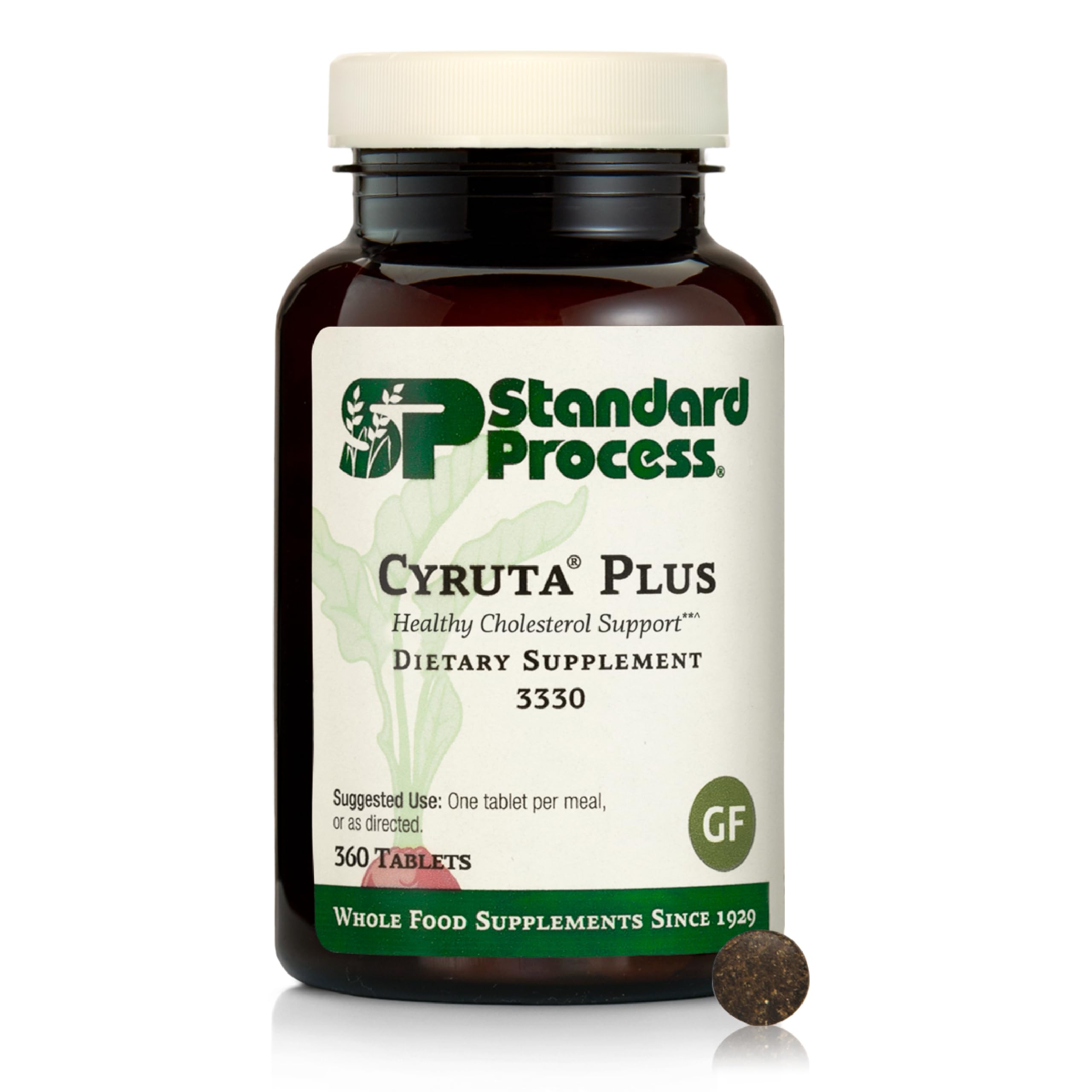 Standard Process Cyruta Plus bottle front view highlighting capillary and circulation support