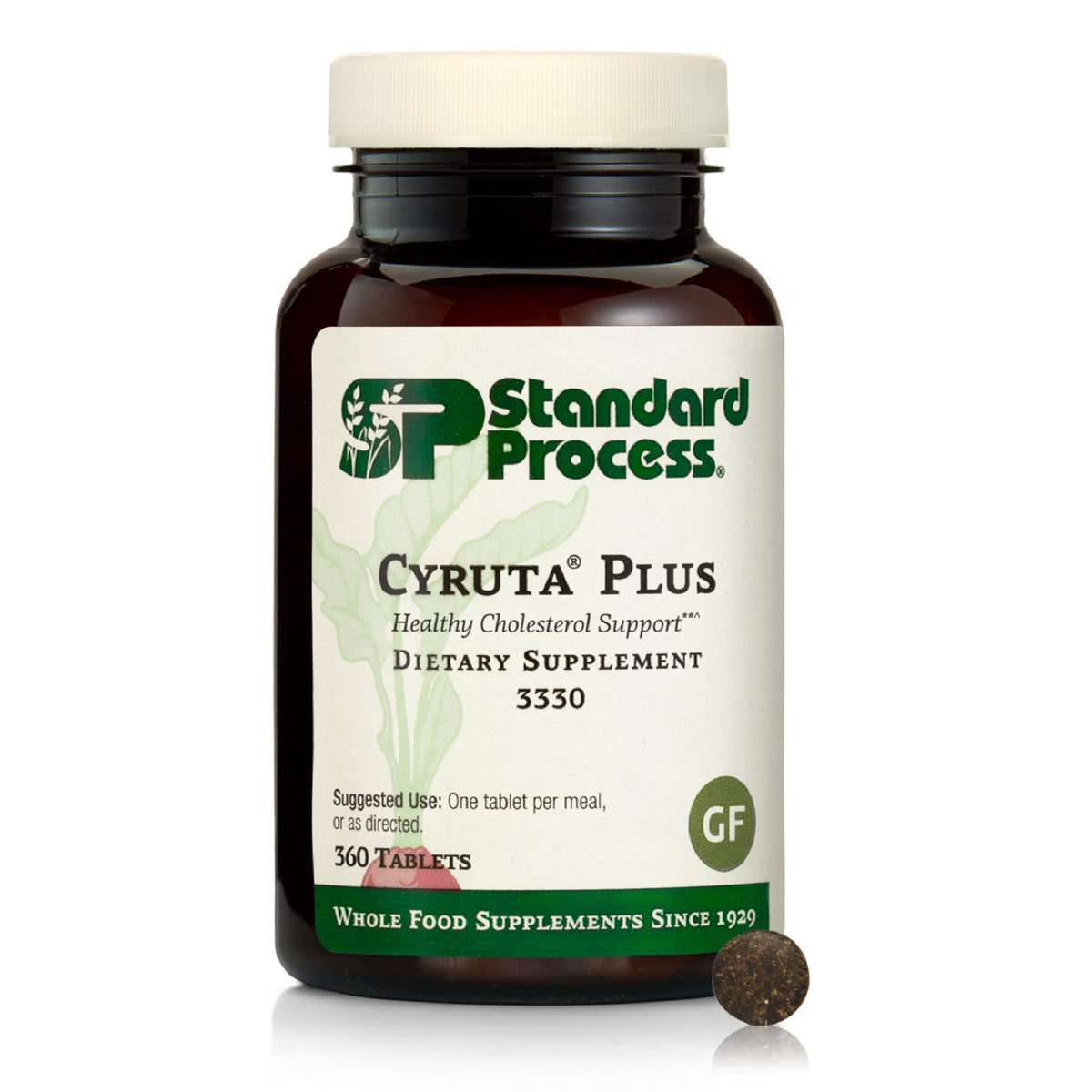 Standard Process Cyruta Plus bottle front view highlighting capillary and circulation support