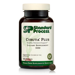 Standard Process Cyruta Plus bottle front view highlighting capillary and circulation support