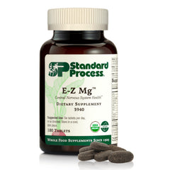Standard Process E-Z Mg bottle image highlighting nervous system support