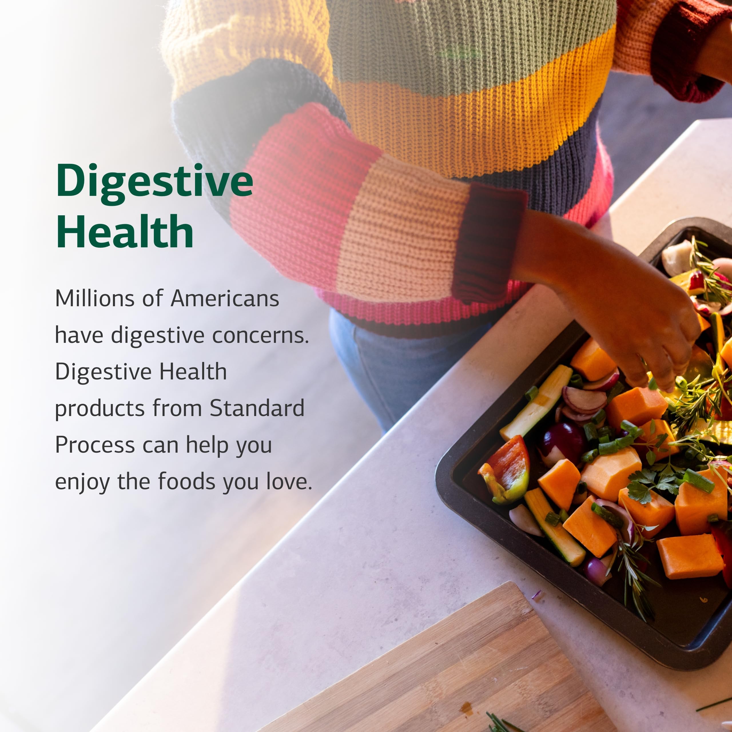 Standard Process Enzycore bottle on desk conveys premium quality for supported digestion