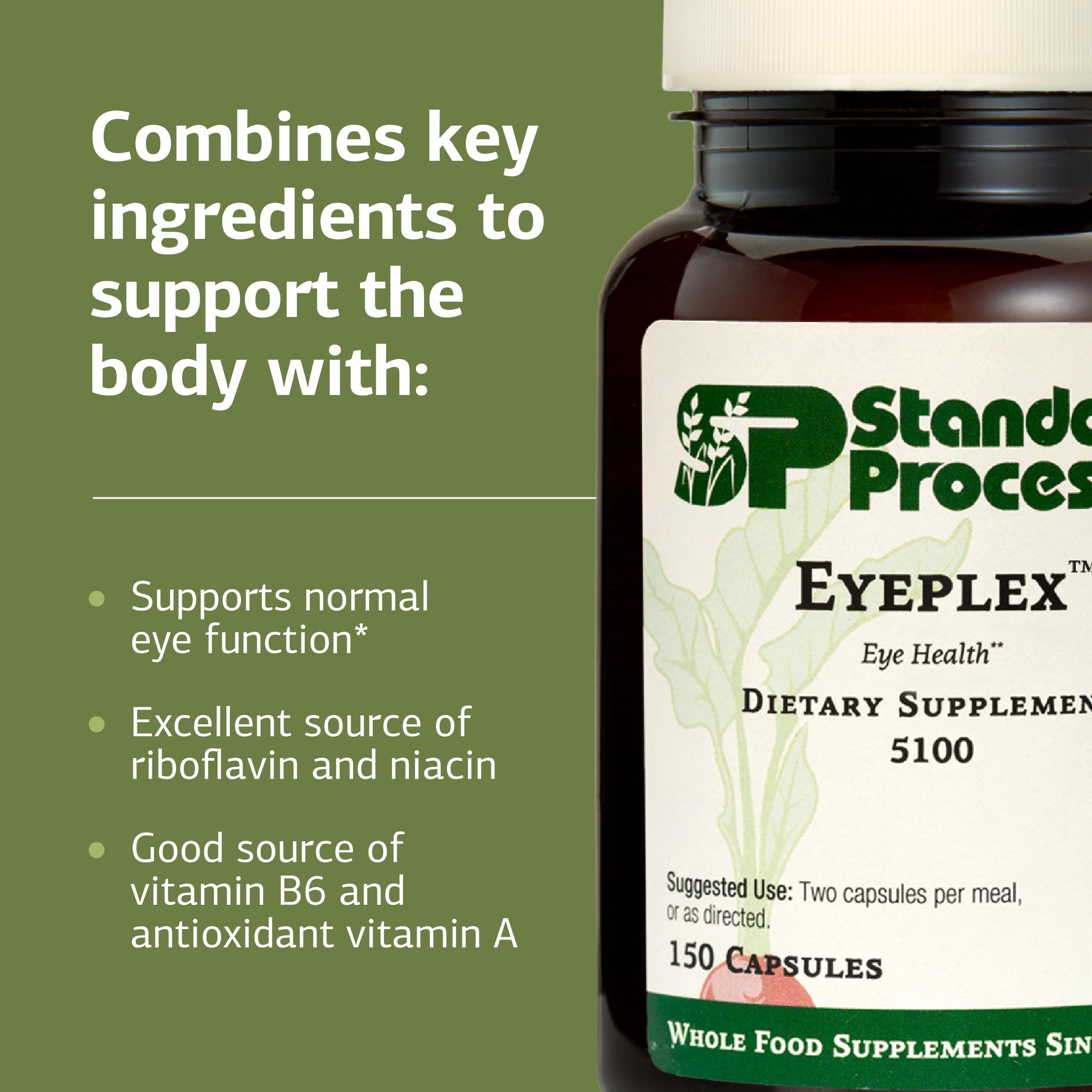 Iplex packaging side with 150 capsules