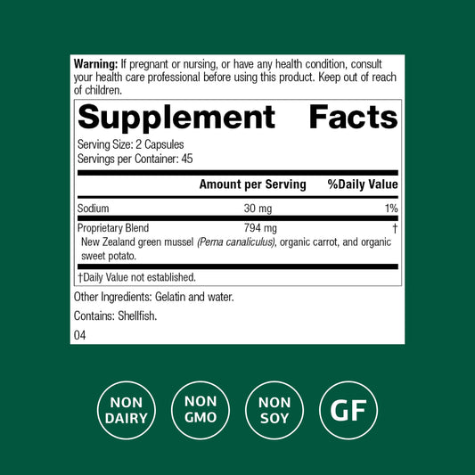 Nutrimere capsules close-up highlighting gluten-free, non-dairy formulation for dietary flexibility.