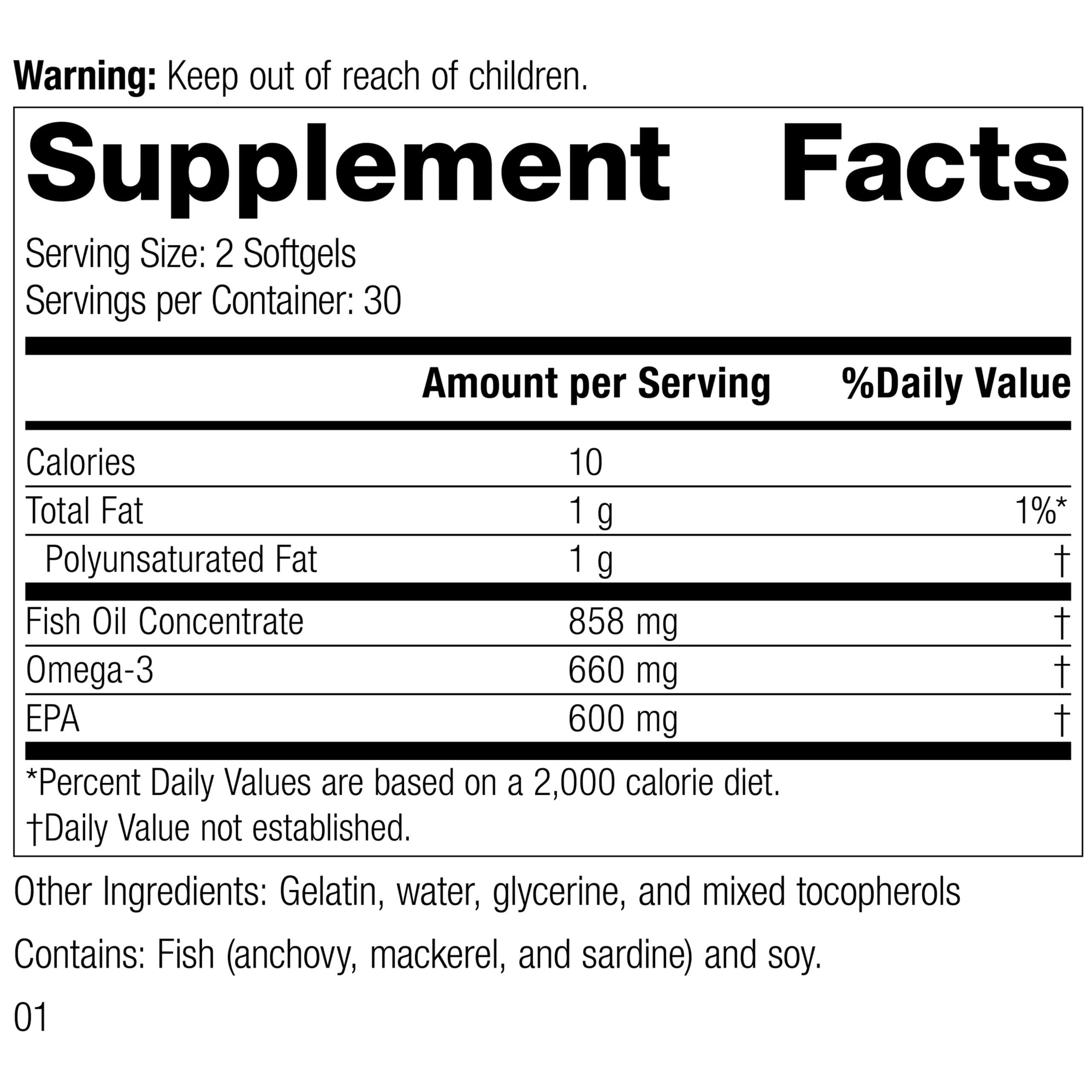 Standard Process Olprima EPA softgels pouring for clear dosage and convenience