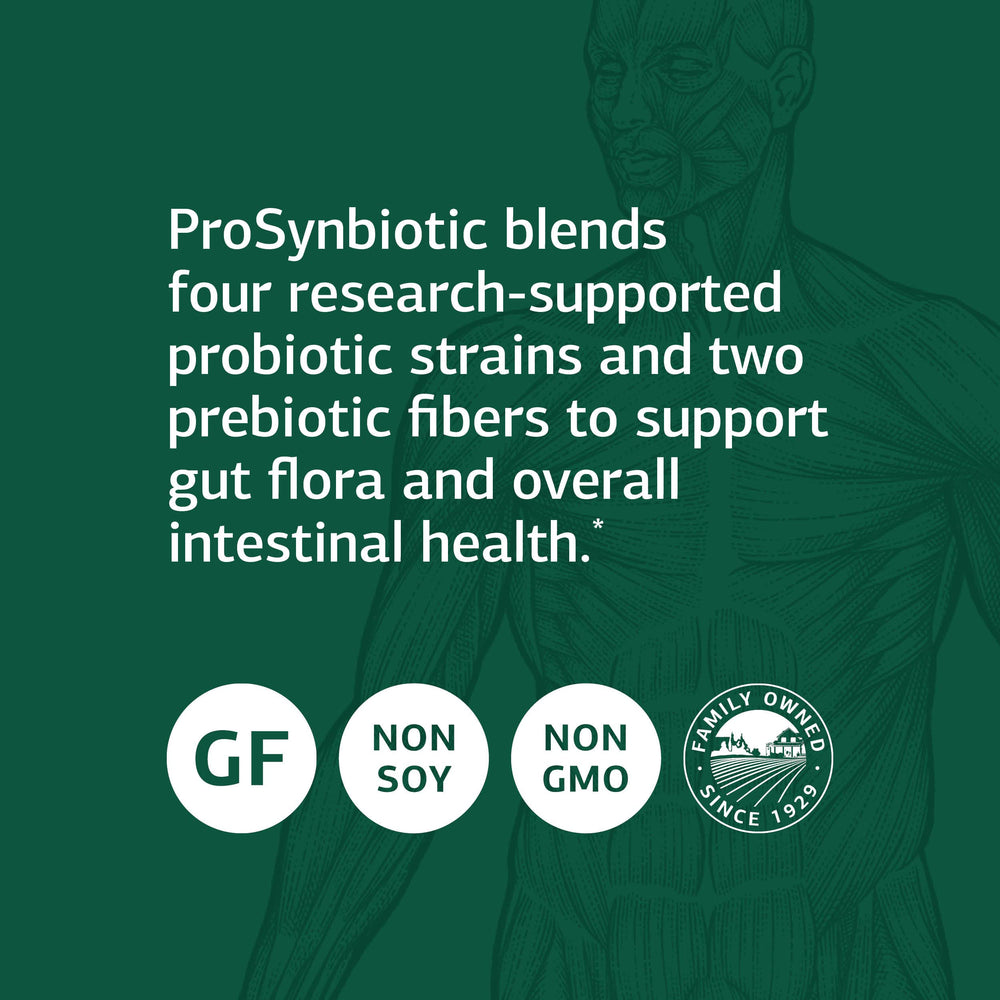 Standard Process ProSynbiotic packaging on shelf for convenient daily use.