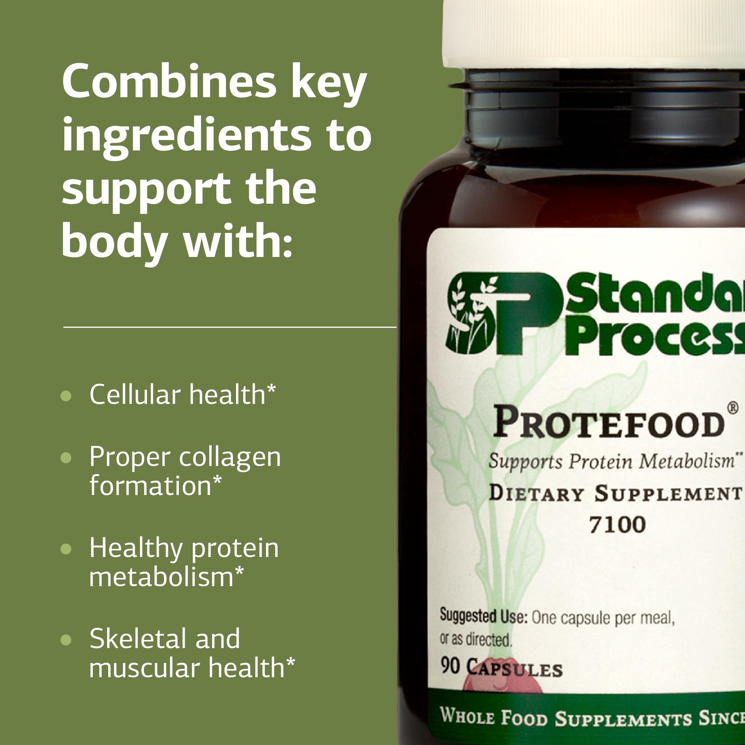 Protefood calcium-rich capsules image suggesting skeletal and muscular health support