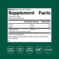 Standard Process RNA yeast-derived ingredients showcased on label, supporting natural cellular nutrition