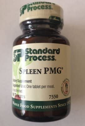 Standard Process Spleen PMG bottle for daily spleen support and balanced nutrition.