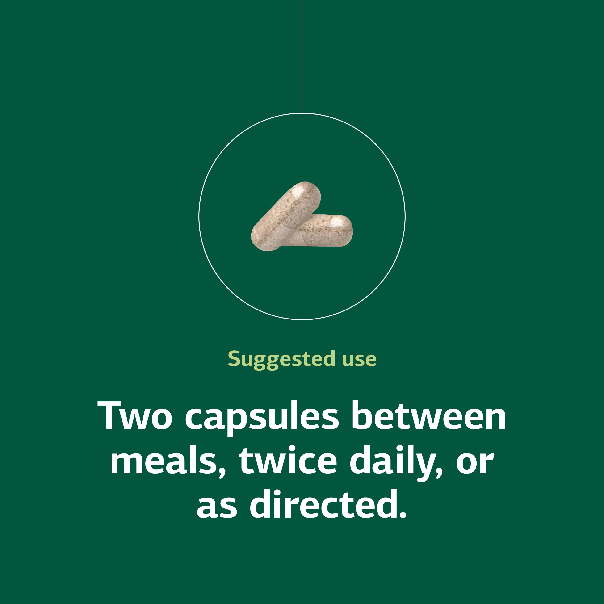 Capsules pouring from Zymex II bottle for convenient GI enzyme support