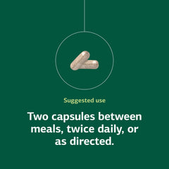 Capsules pouring from Zymex II bottle for convenient GI enzyme support