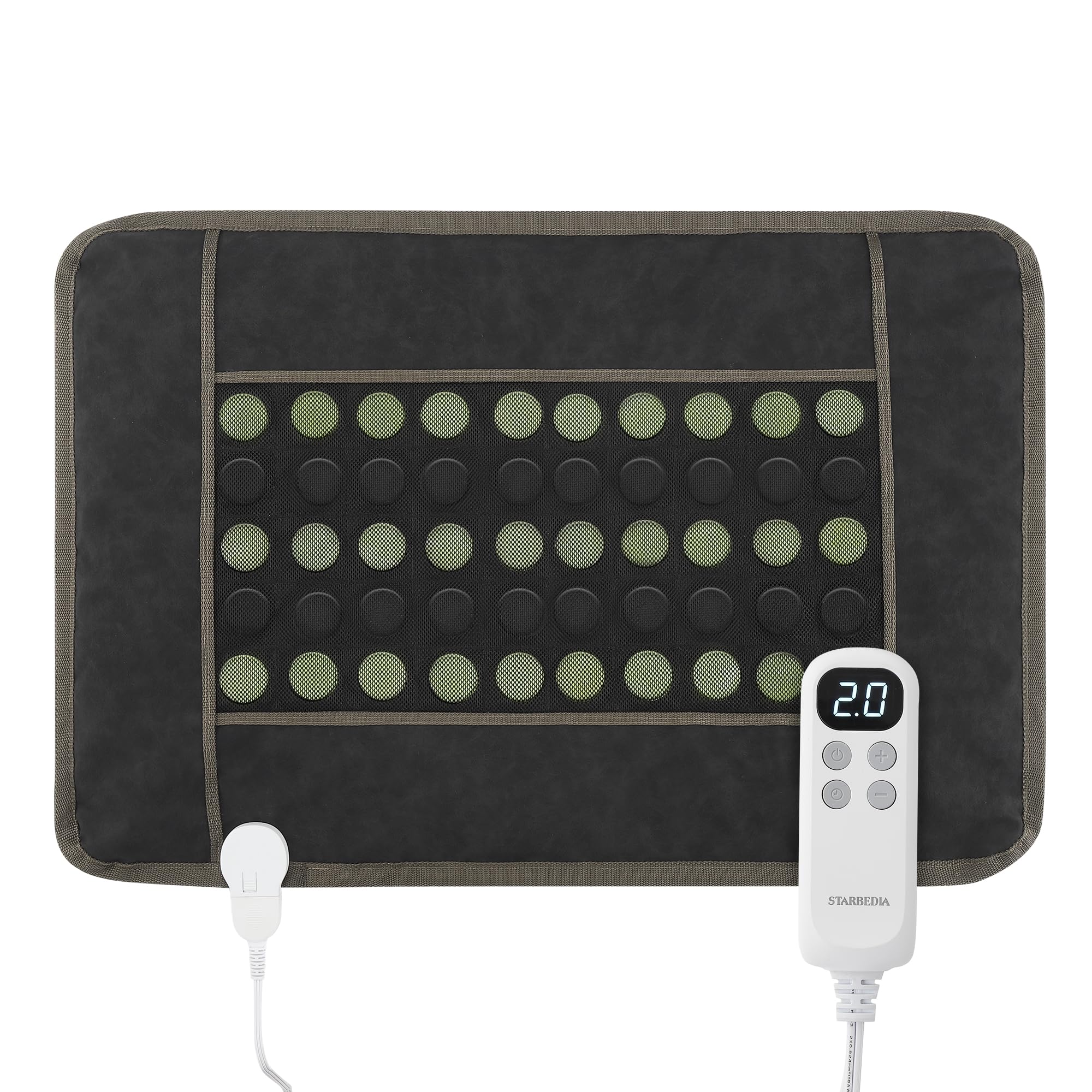 STARBEDIA far infrared pad back-lumbar delivers deep warmth for targeted relief