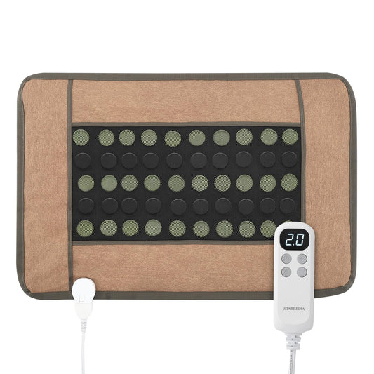 STARBEDIA far infrared pad – front view for full-back coverage and soothing warmth.