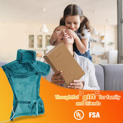 Faux fur cover is easy to care for; not machine washable.