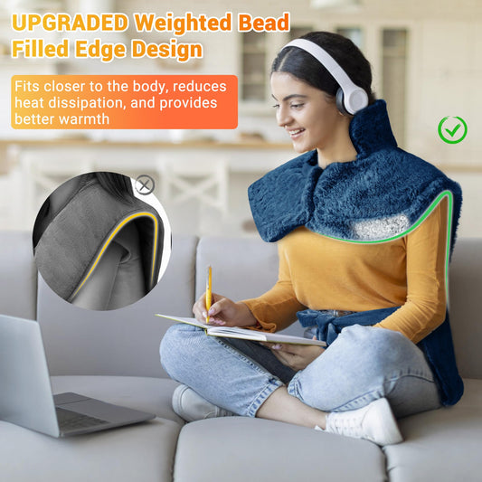 StarBedia heating pad ergonomic contour for focused comfort