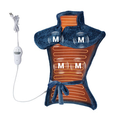 StarBedia massaging heating pad with full-coverage design for neck, shoulders, and back