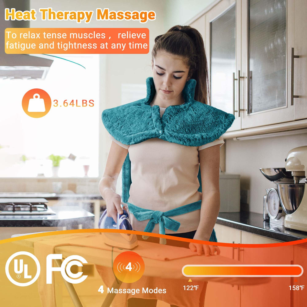 Four massage motors provide consistent, soothing vibration.