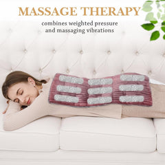 STARBEDIA pad side view showing soft fabric and ergonomic shape for back use