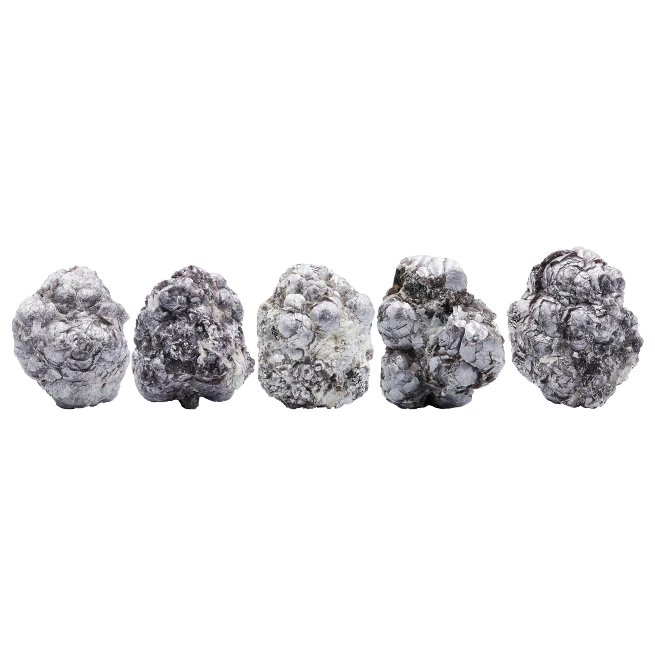 Starborn Coconut Lepidolite Crystal nestled in a cloth-lined box for safe storage.