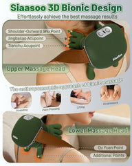 StarEEl Siaasoo 3D kneading action targets neck, back, and shoulders.